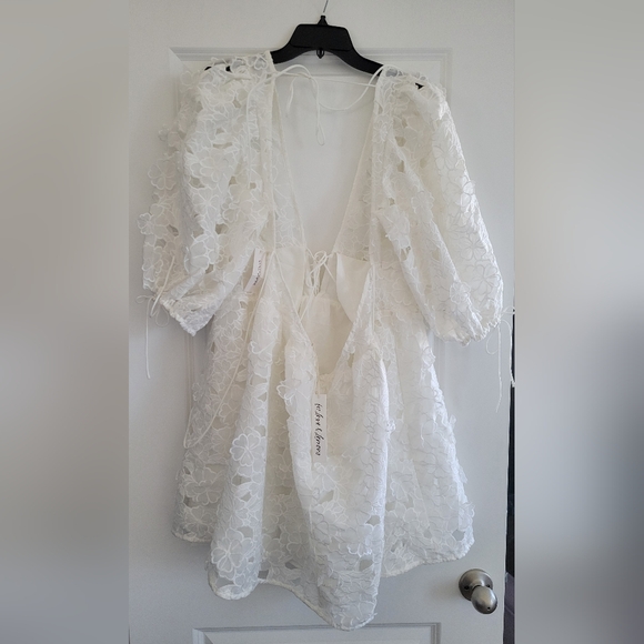 For Love And Lemons Leighton Floral Mini Dress - Picture 4 of 8